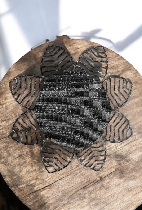 Attache câble fleur 2