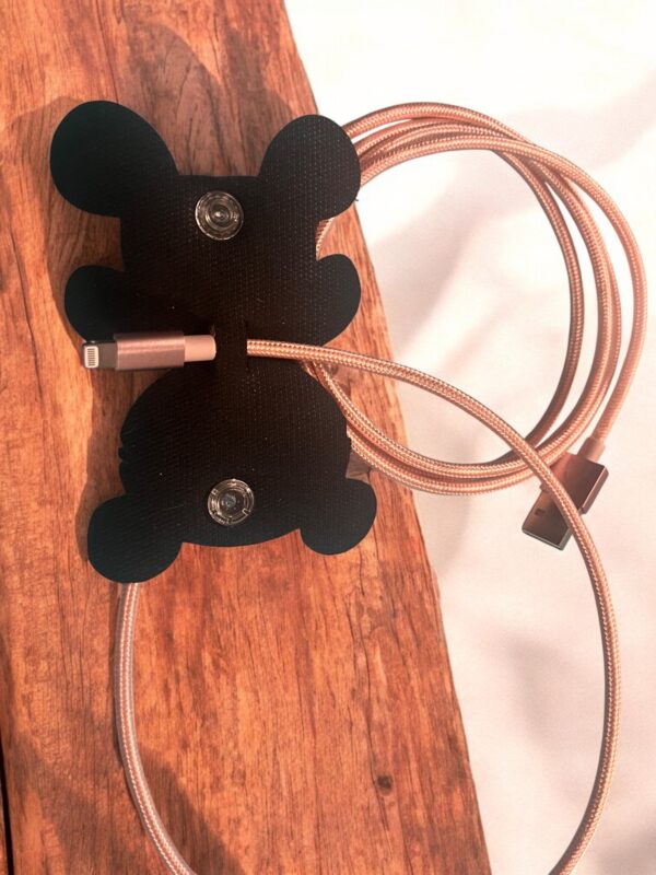 Attache câble ourson