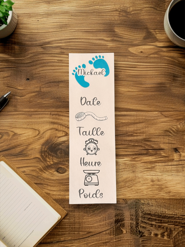 Marque-page faire-part