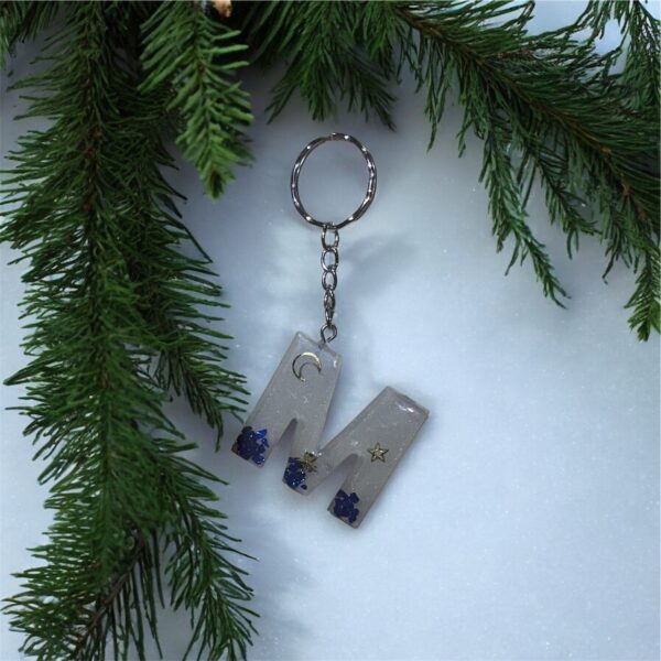 Porte clé Bleu et blanc