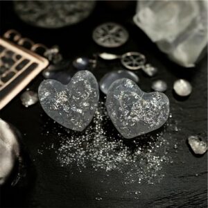 boucle-oreille-coeur-artisanal-lydie-pas-cher4 Coeur clou argentées