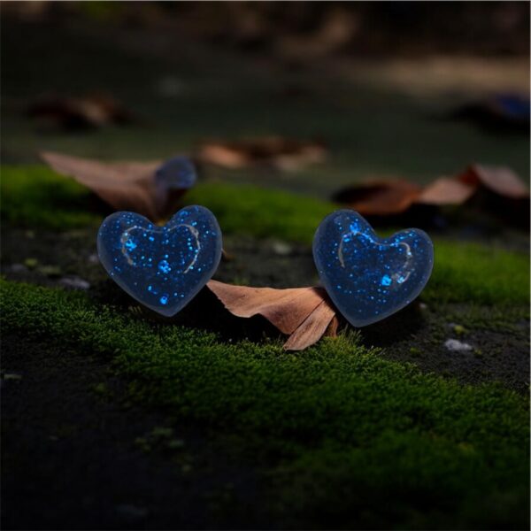 Coeur clou argentées