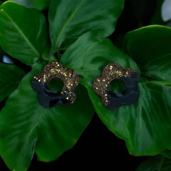 pampille-boucle-oreille-personnal-artisanal-lydie-pas-cher12 Panpilles noir et or pailleté