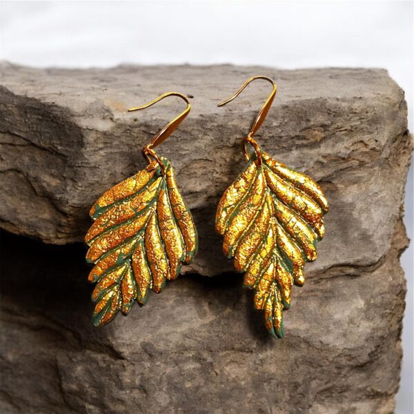 Boucles d'oreilles feuilles