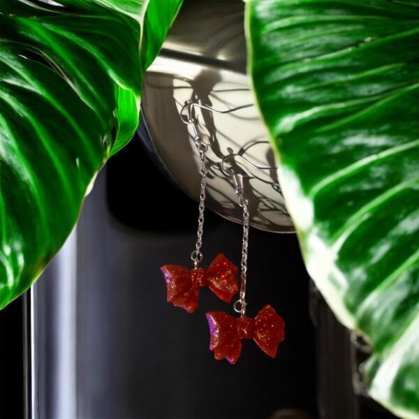 Photoroom_20260221_203859 Boucles d'oreilles noeud rouge